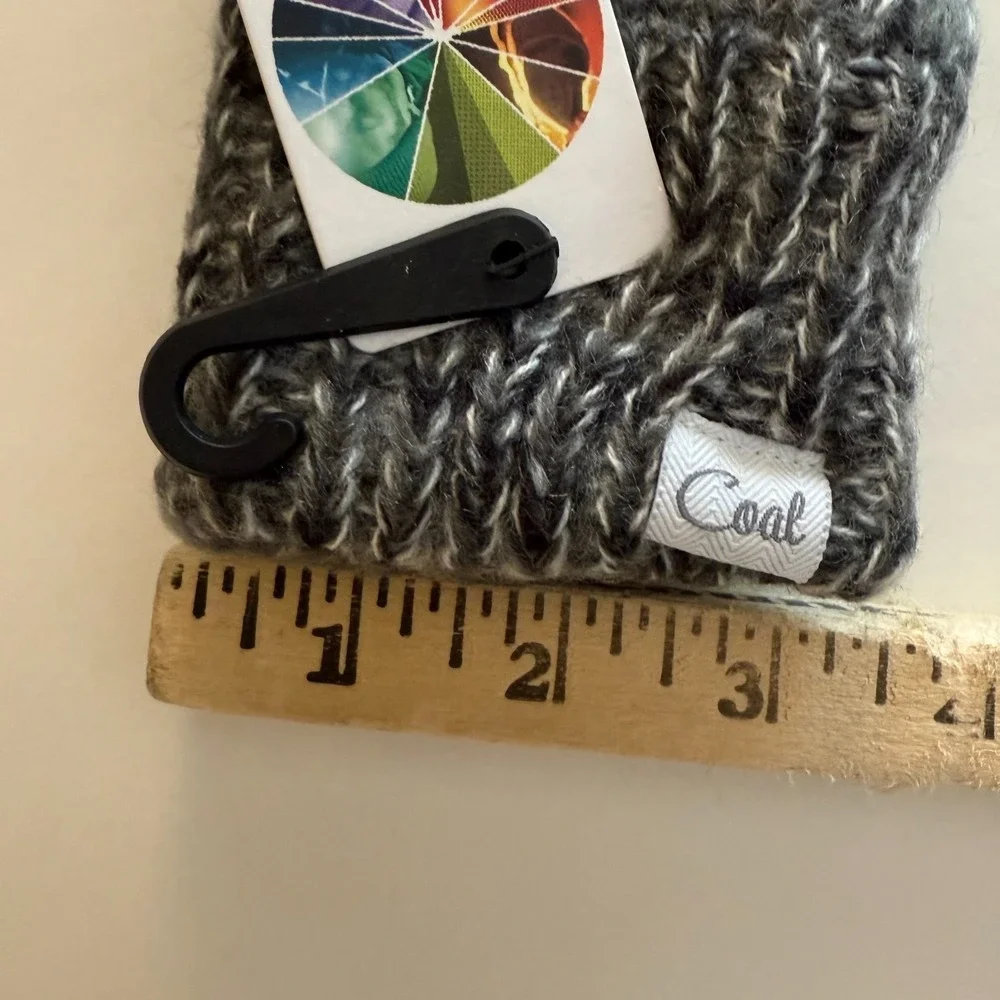 NEW! Coal Headwear THE COCO MITTENS Womens Lined Acrylic Mitts Charcoal NWT